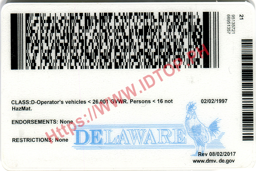 FAKE ID DELAWARE