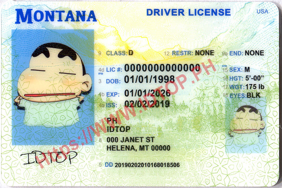 FAKE ID MONTANA