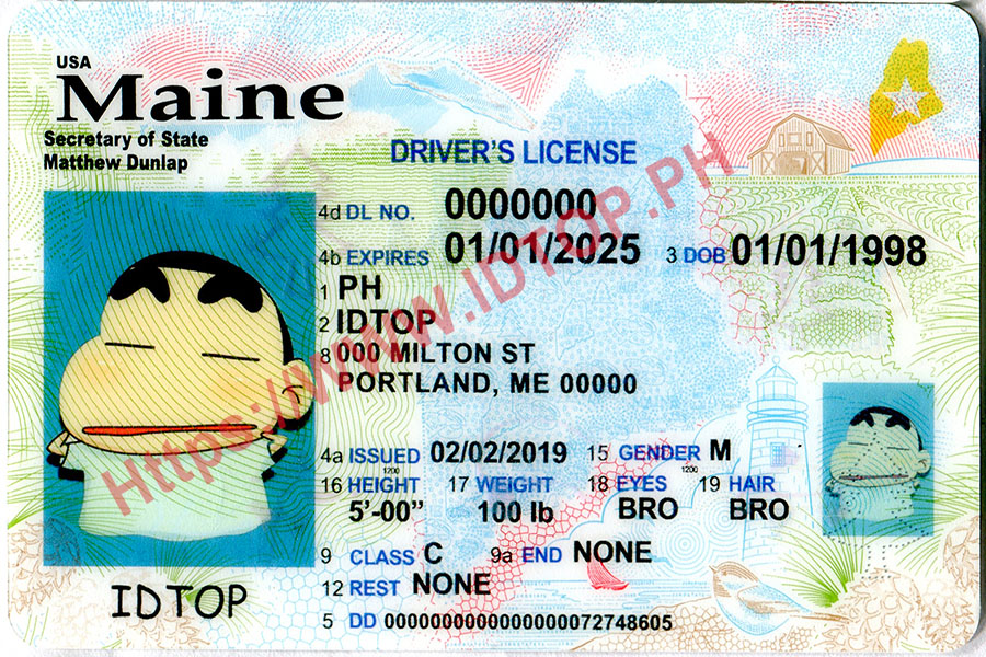 FAKE ID MAINE