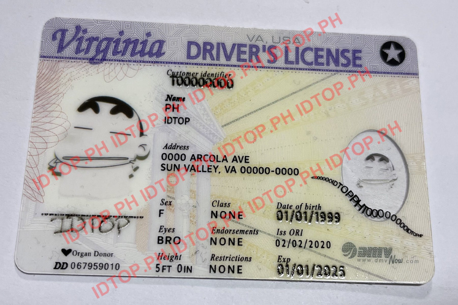 GOD FAKE ID VIRGINIA