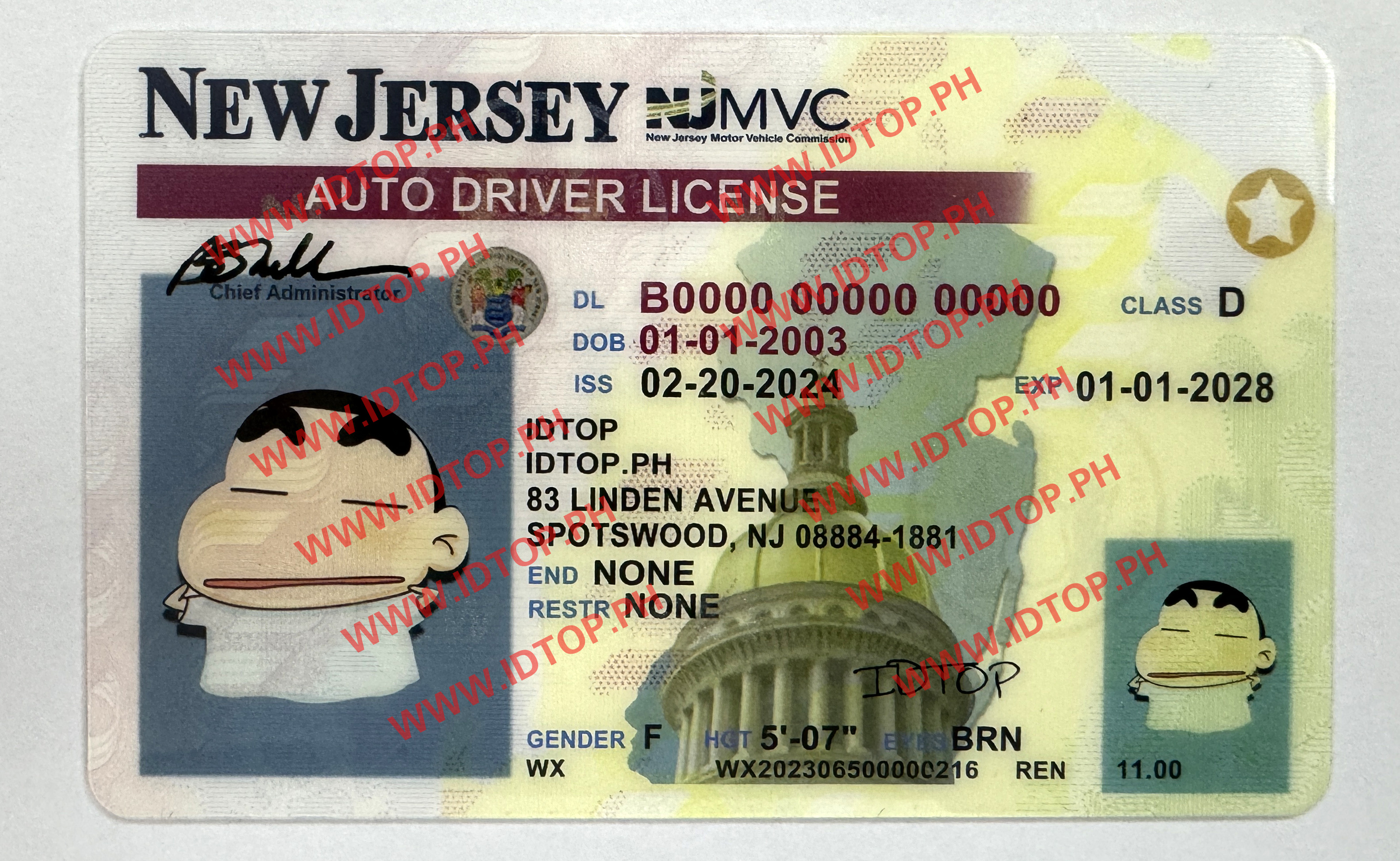 New Jersey FAKE ID