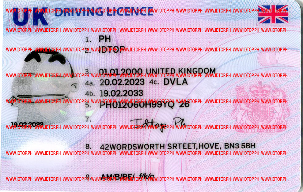 UK FAKE ID