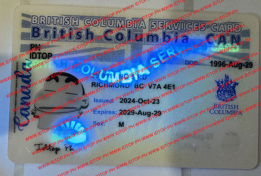 2026 FAKE ID British Columbla (BC-SERVICES CARD)
